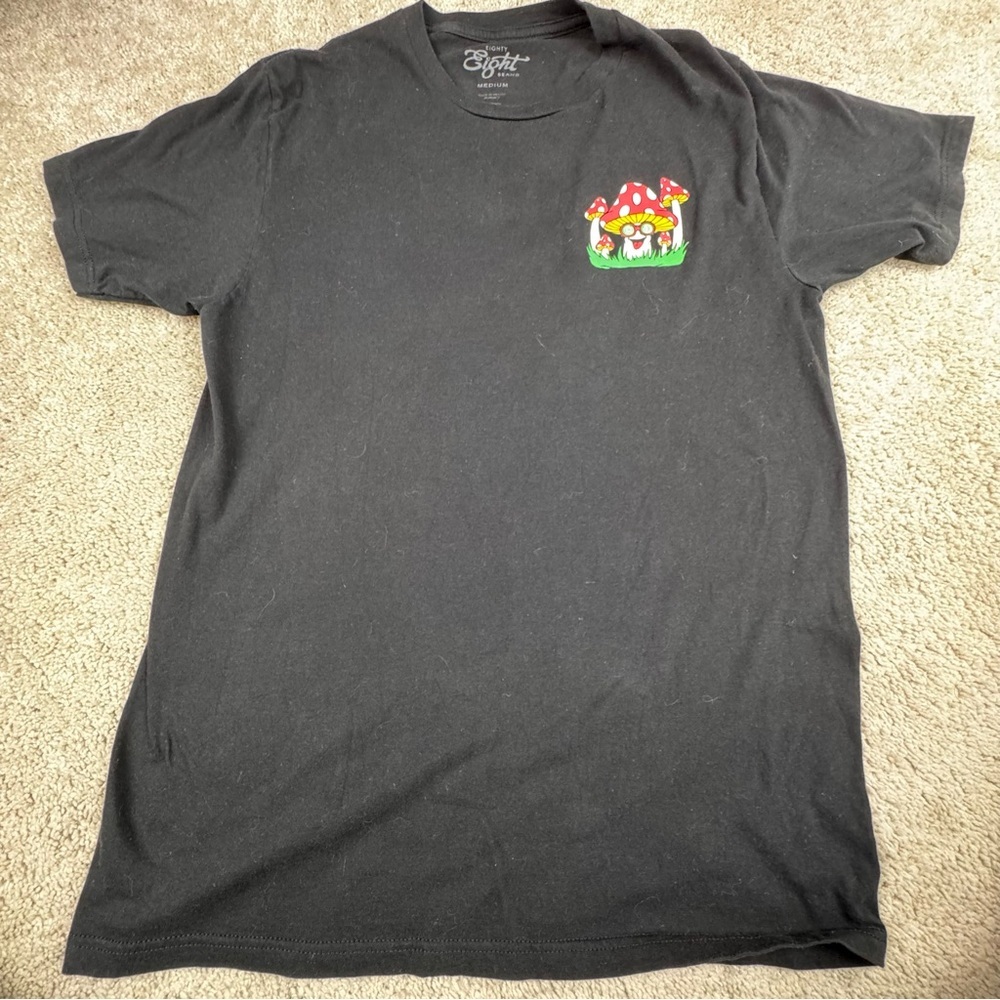 Eighty Eight Brand Trippy Vibes Happy Times Graphic Print Tee Size M